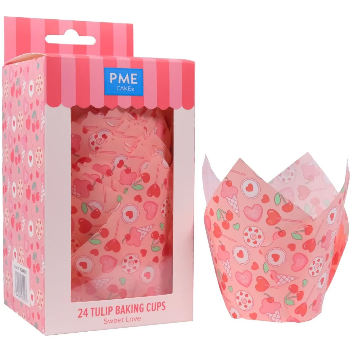 PME Muffin Cups Zoete Liefde 24st.