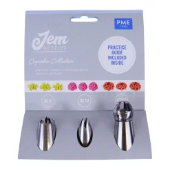 PME Spuitmondjes Cupcakes Set/3