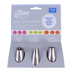 PME Spuitmondjes Grote Cupcakes Set/3