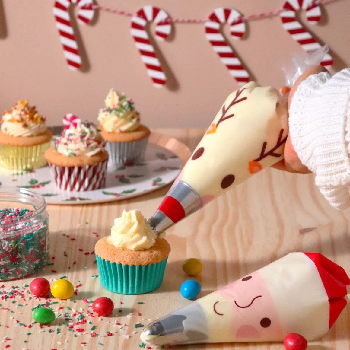 PME Spuitzakken Kerst 30cm 12 stuks**