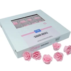 PME Suiker Rozen Roze Ø4cm 36st