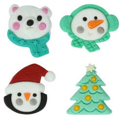 PME Suikerdecoratie Noordpool Express 12st.