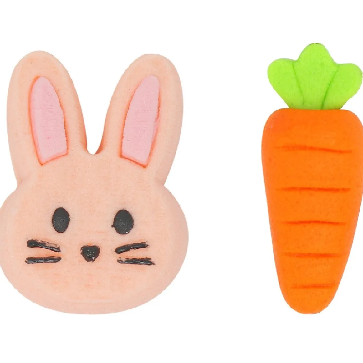 PME Suikerdecoratie Paashaas / Wortel 12st.