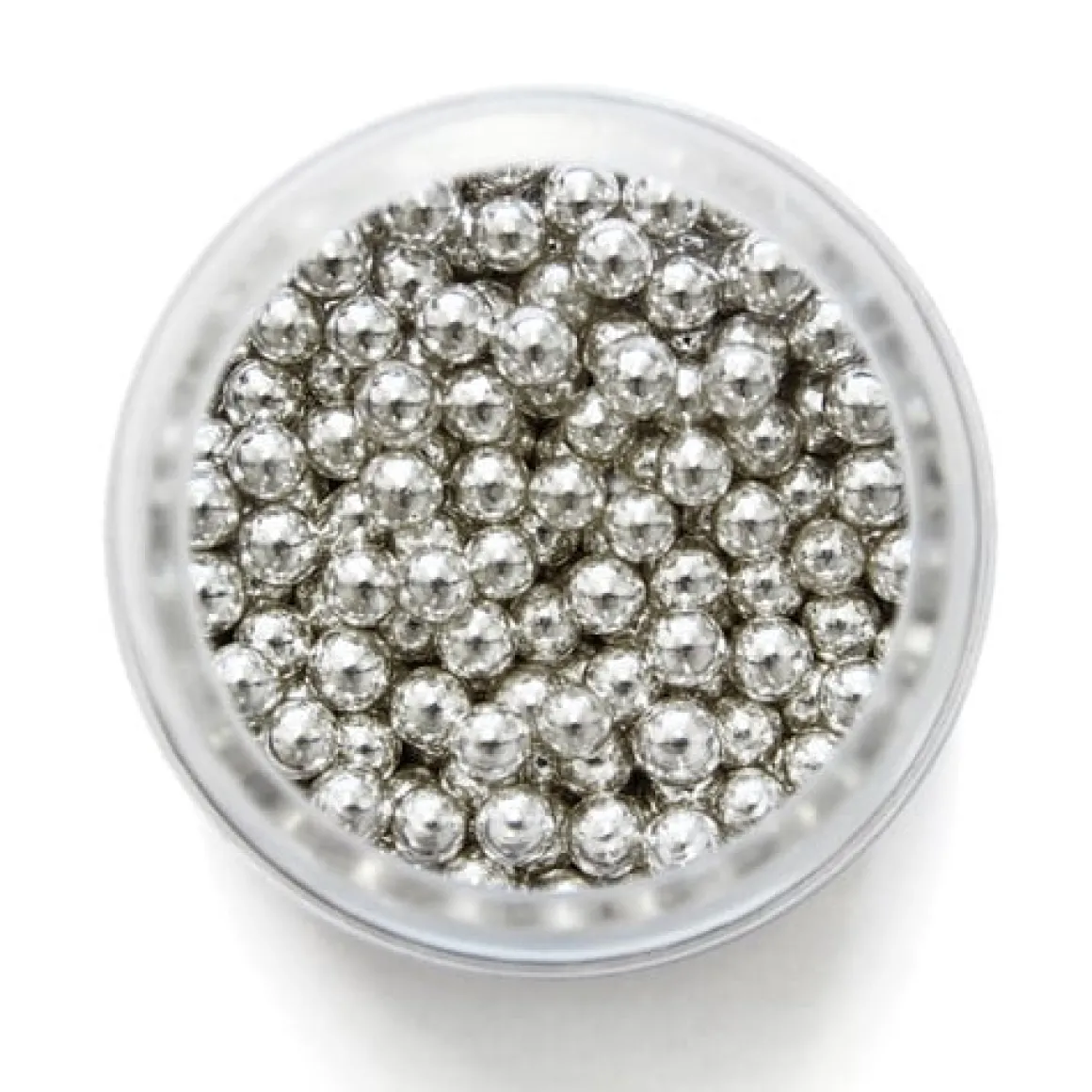 PME Suikerparels Zilver 4mm 25 gram