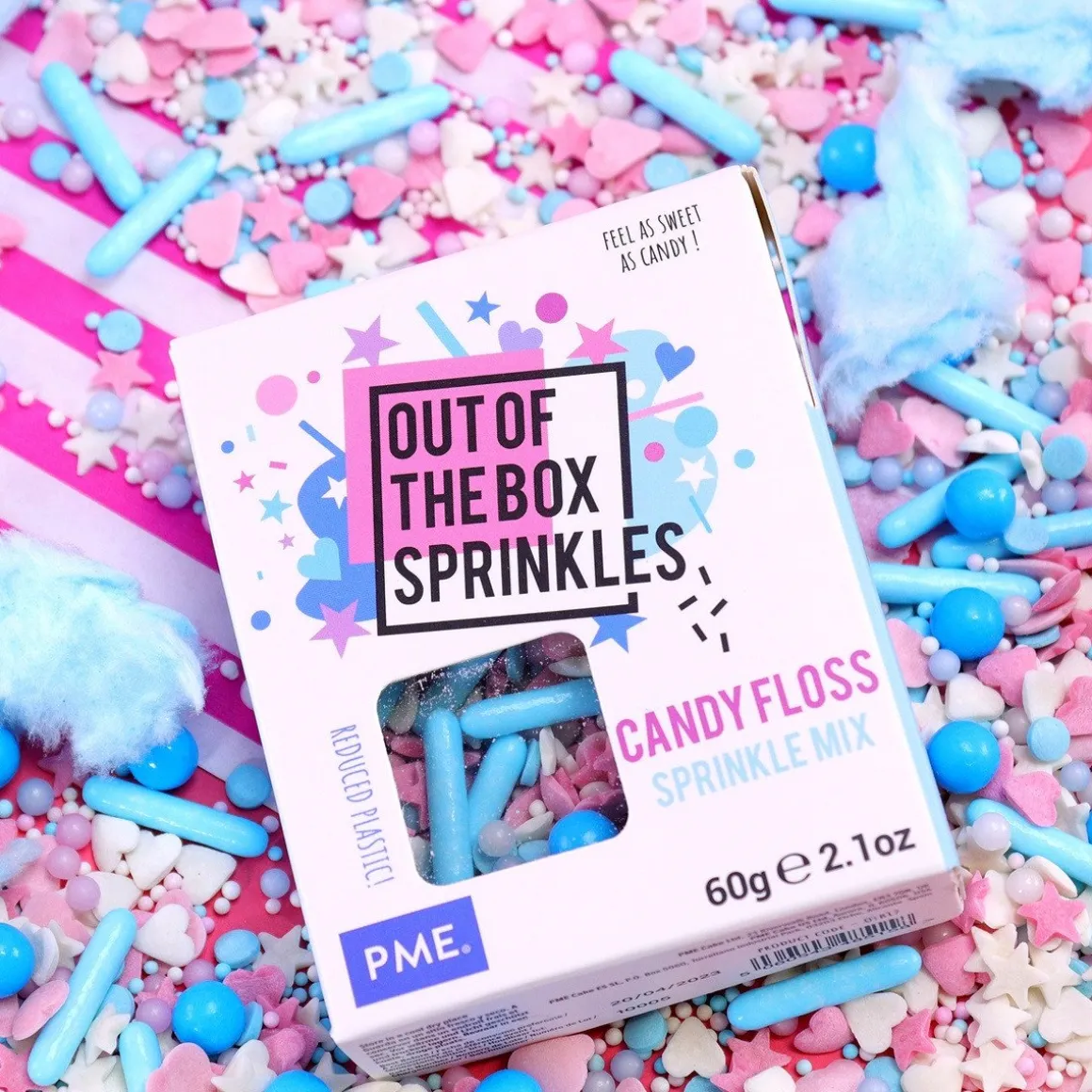 PME Suikerspin Sprinkle Mix (Out of the Box) 60g