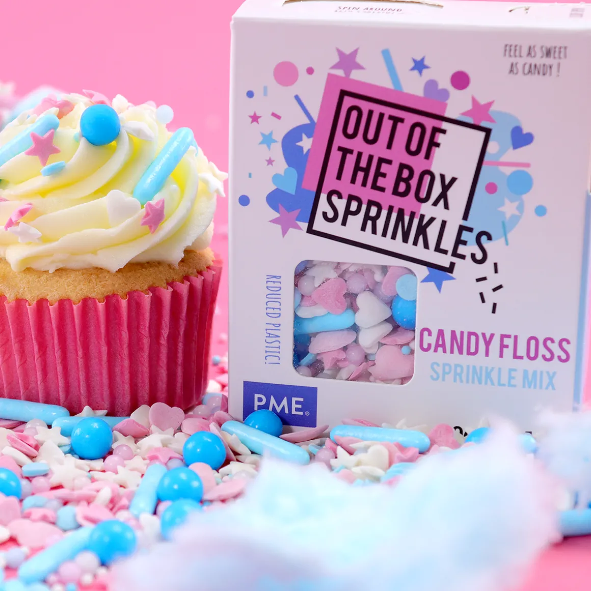 PME Suikerspin Sprinkle Mix (Out of the Box) 60g