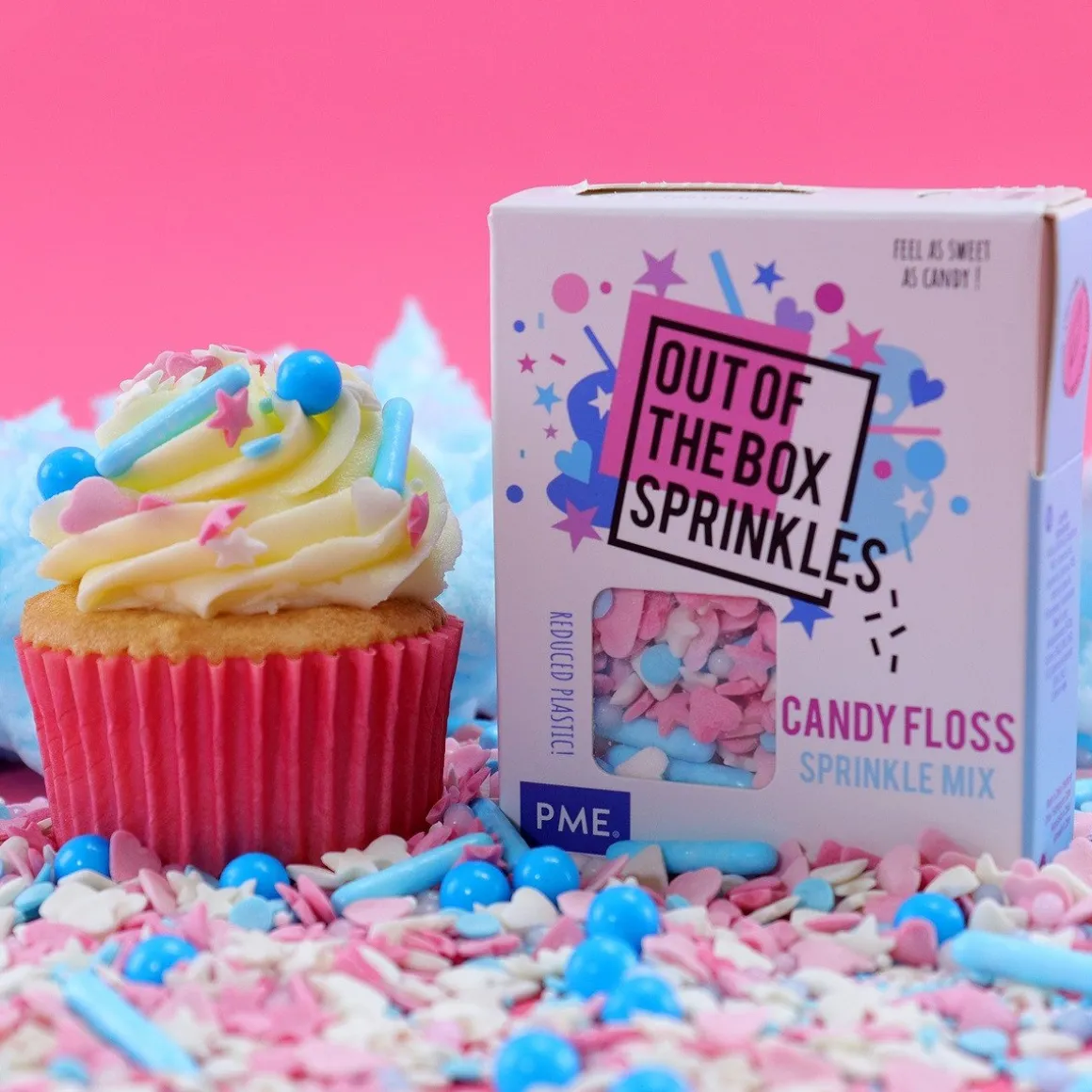 PME Suikerspin Sprinkle Mix (Out of the Box) 60g