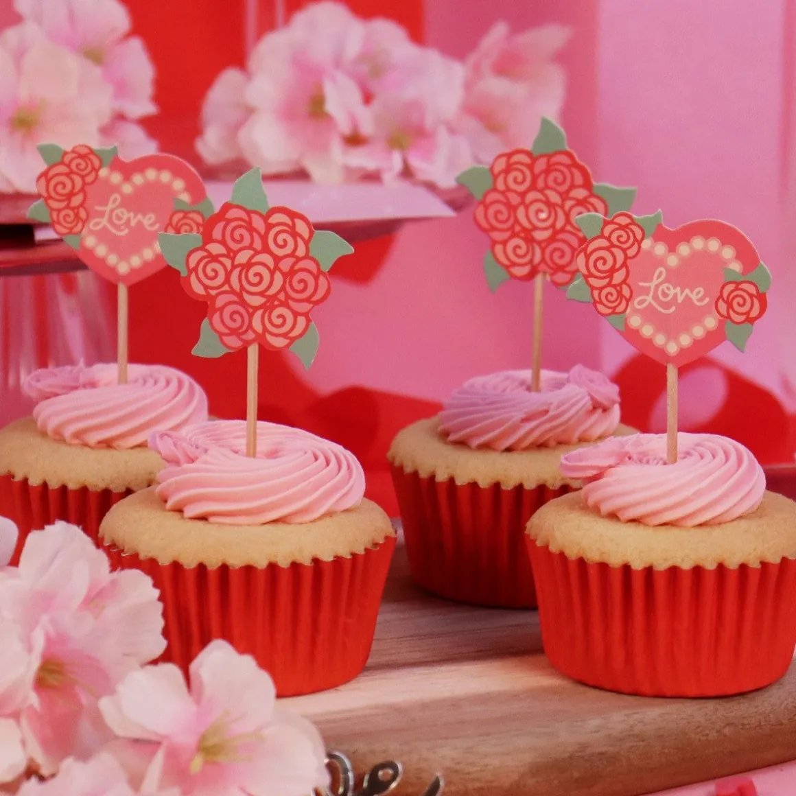 PME Taartprikkers Liefdes Rozen 24st.