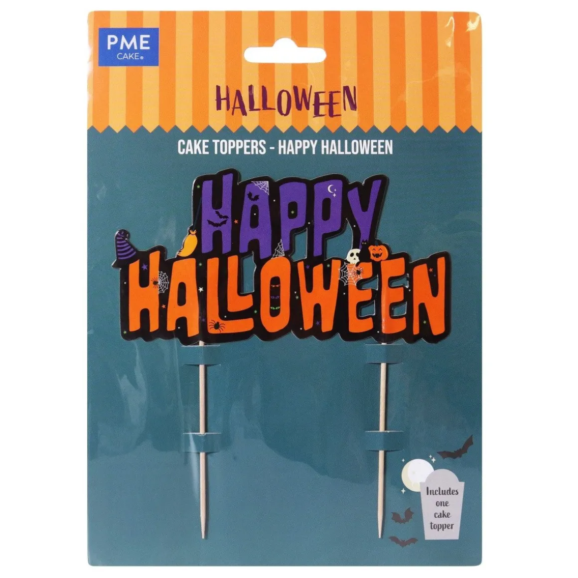 PME Taarttopper Happy Halloween 11,5x7cm