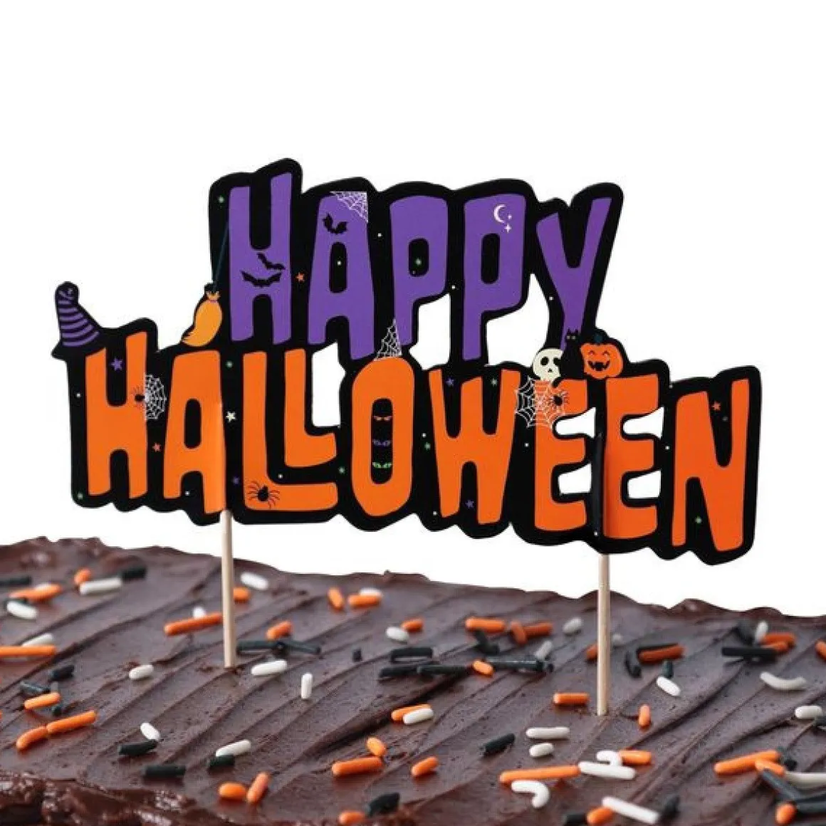 PME Taarttopper Happy Halloween 11,5x7cm