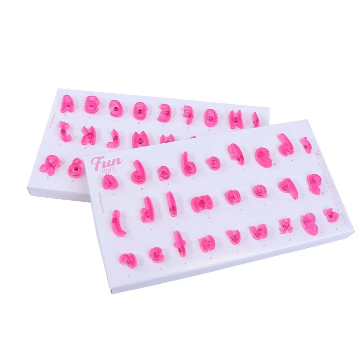 PME Tekst Stempelset Alfabet Fun Fonts - Collectie 3