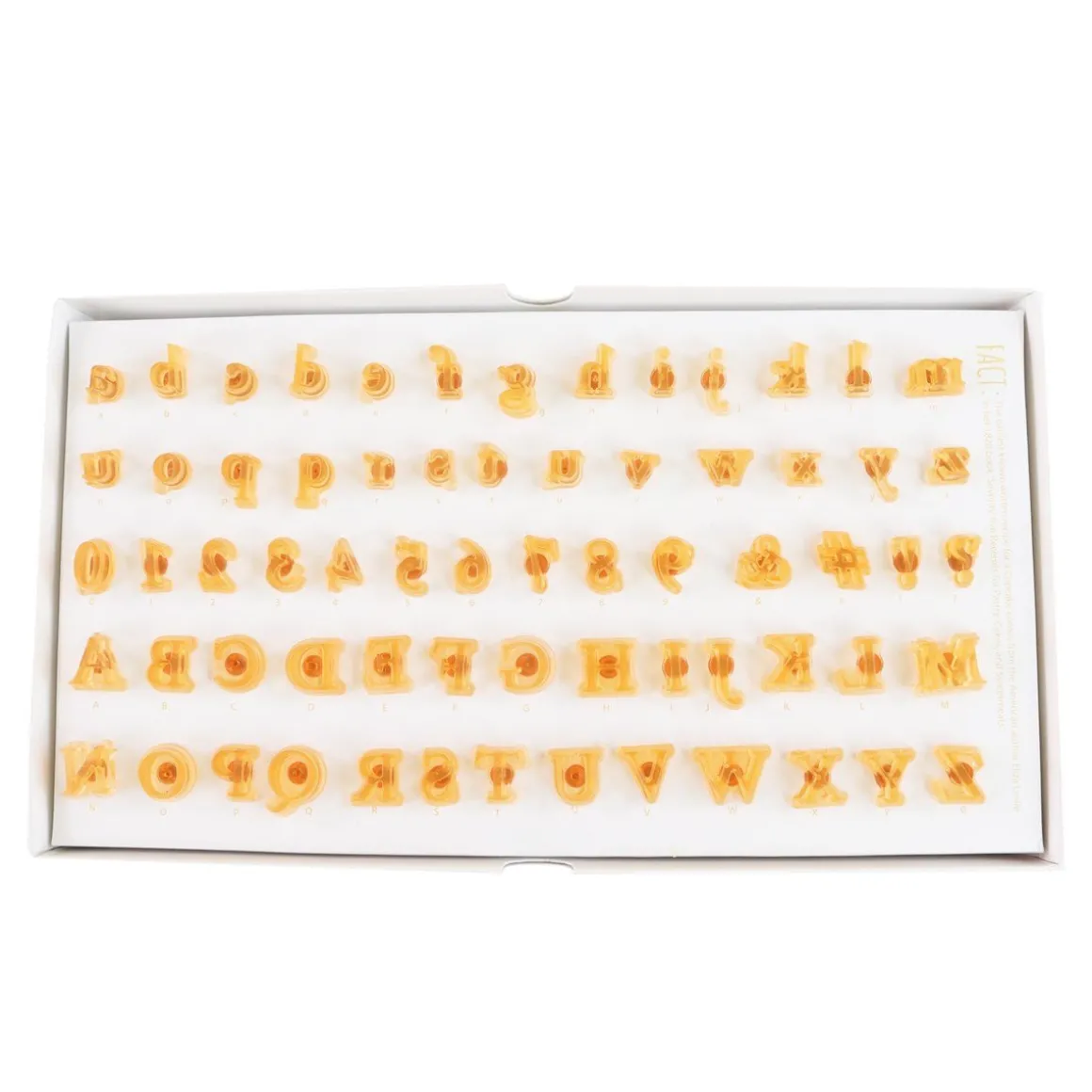 PME Tekst Stempelset Cupcake/Cookie Fun Fonts - Collectie 2