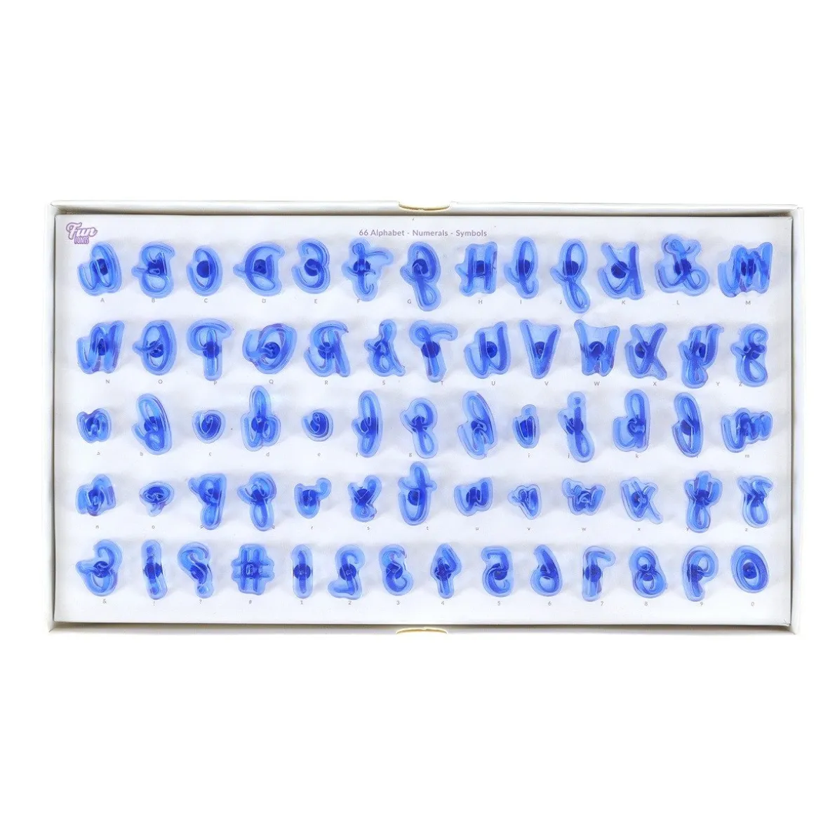 PME Tekst Stempelset Klein Fun Fonts - Collectie 1