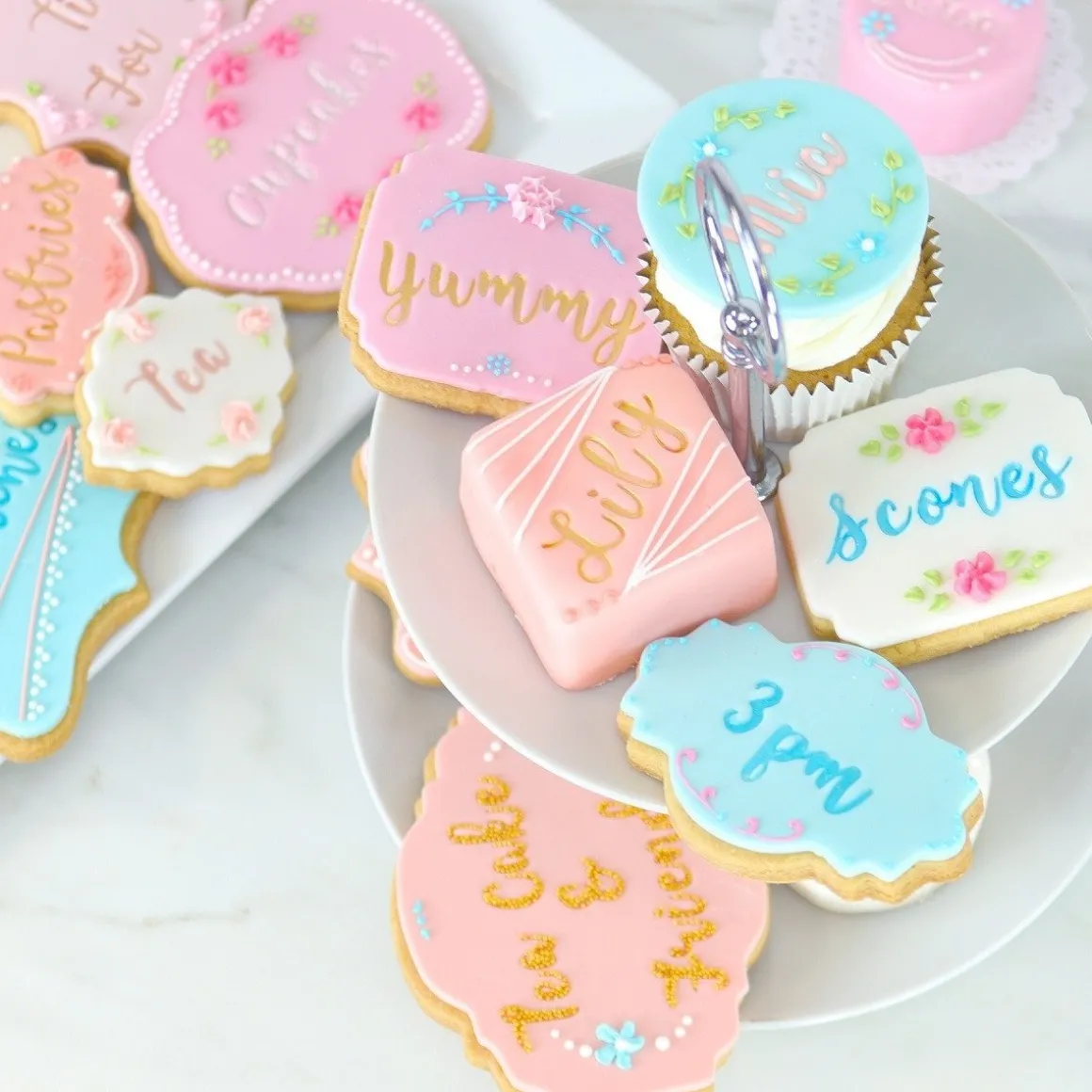 PME Tekst Stempelset Klein Fun Fonts - Collectie 1