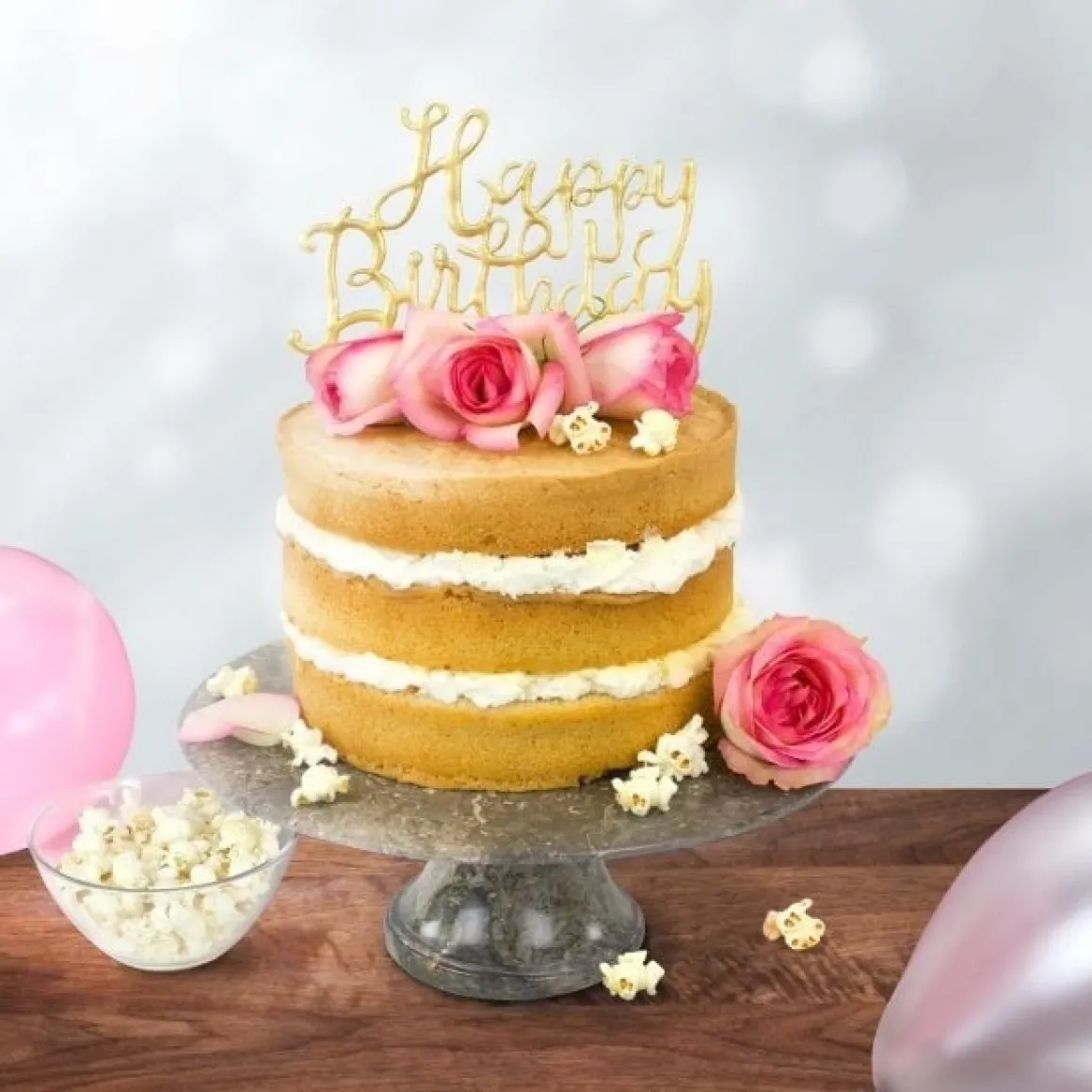 PME Uitsteker voor Taarttopper Goud Happy Birthday**