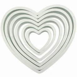 PME Uitstekerset Hart set/6