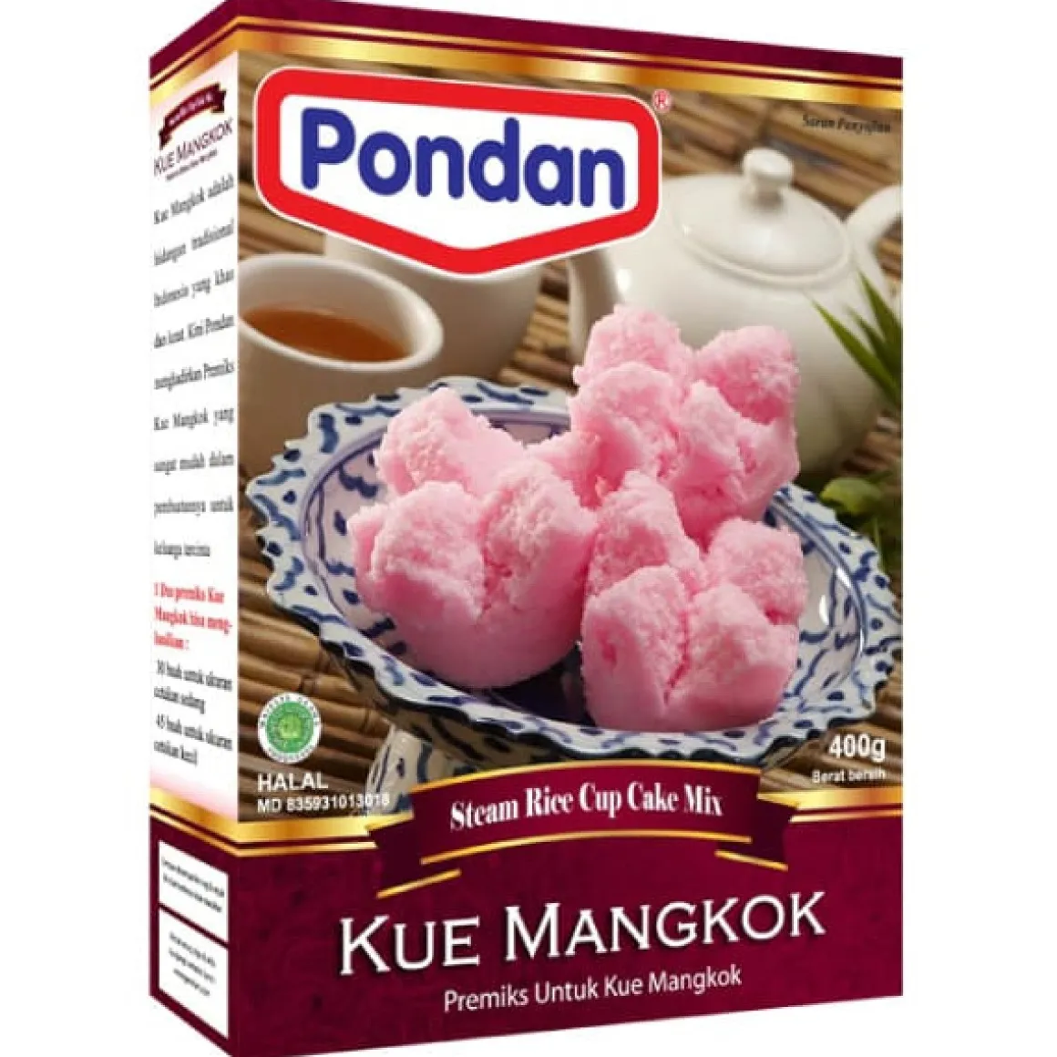 Pondan Cakemix Kue Mangkok (Gestoomde Cake) 400g