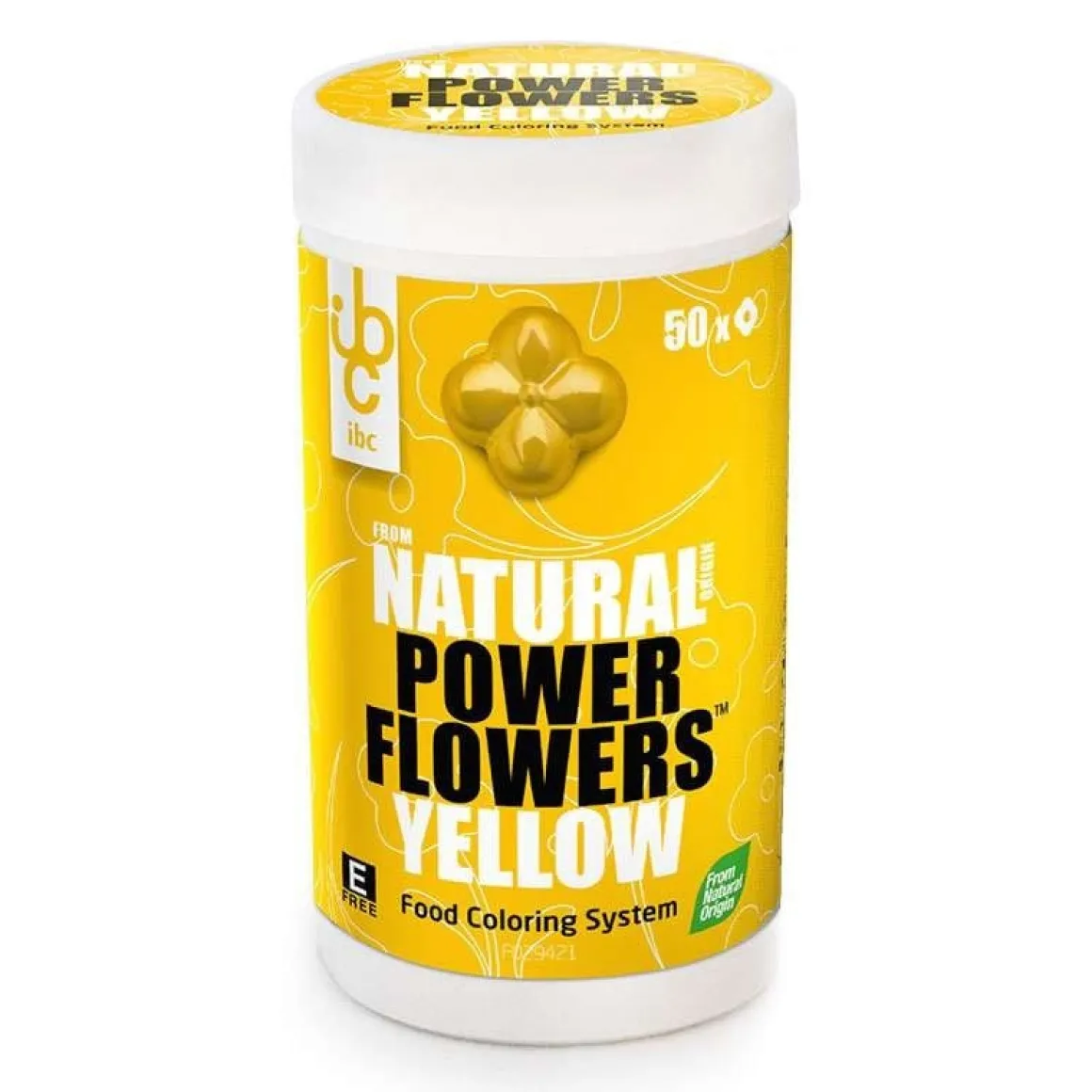 Power Flowers Natural Origin Geel 50gr