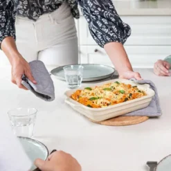 Pyrex Ceramic Creation Ovenschaal Rechthoek Beige 29x22cm**