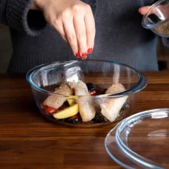 Pyrex 4-in-1 Ovenschaal Rond met Deksel 27x23x11cm