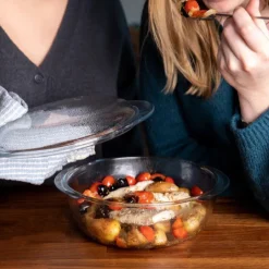 Pyrex 4-in-1 Ovenschaal Rond met Deksel 27x23x11cm