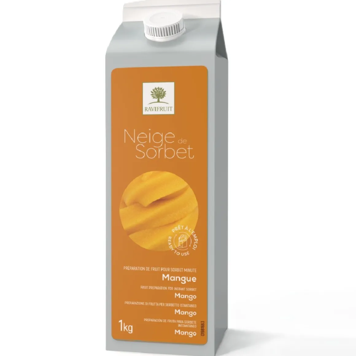 RaviFruit Sorbet Mix Mango 1kg