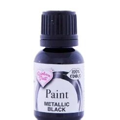 RD Metallic Food Paint Black 25ml