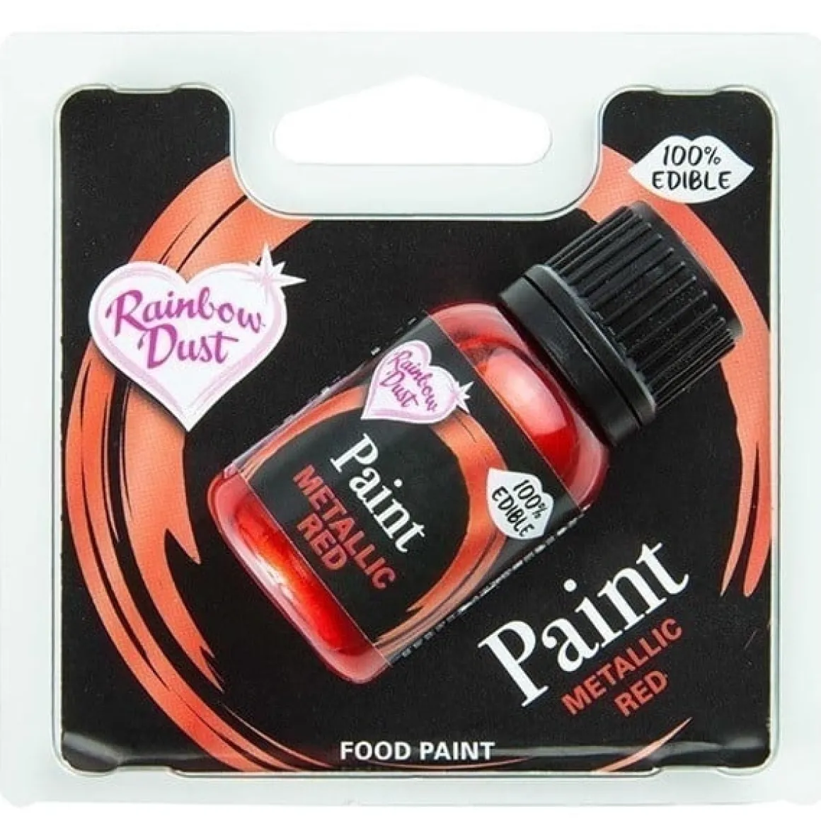 RD Metallic Food Paint Ruby Red 25ml