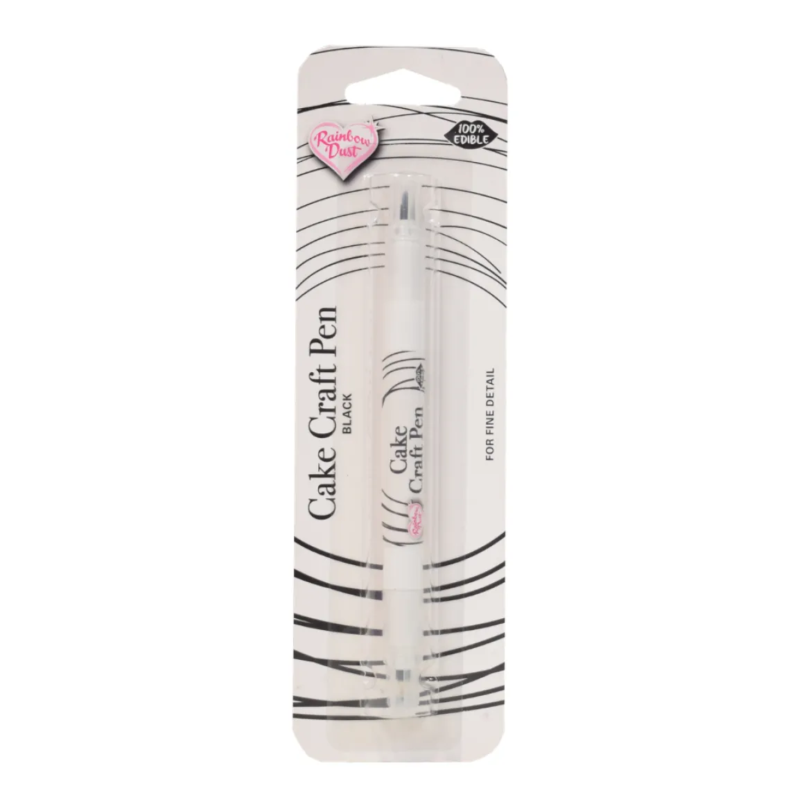 RD Stift eetbare inkt dubbelzijdig Zwart