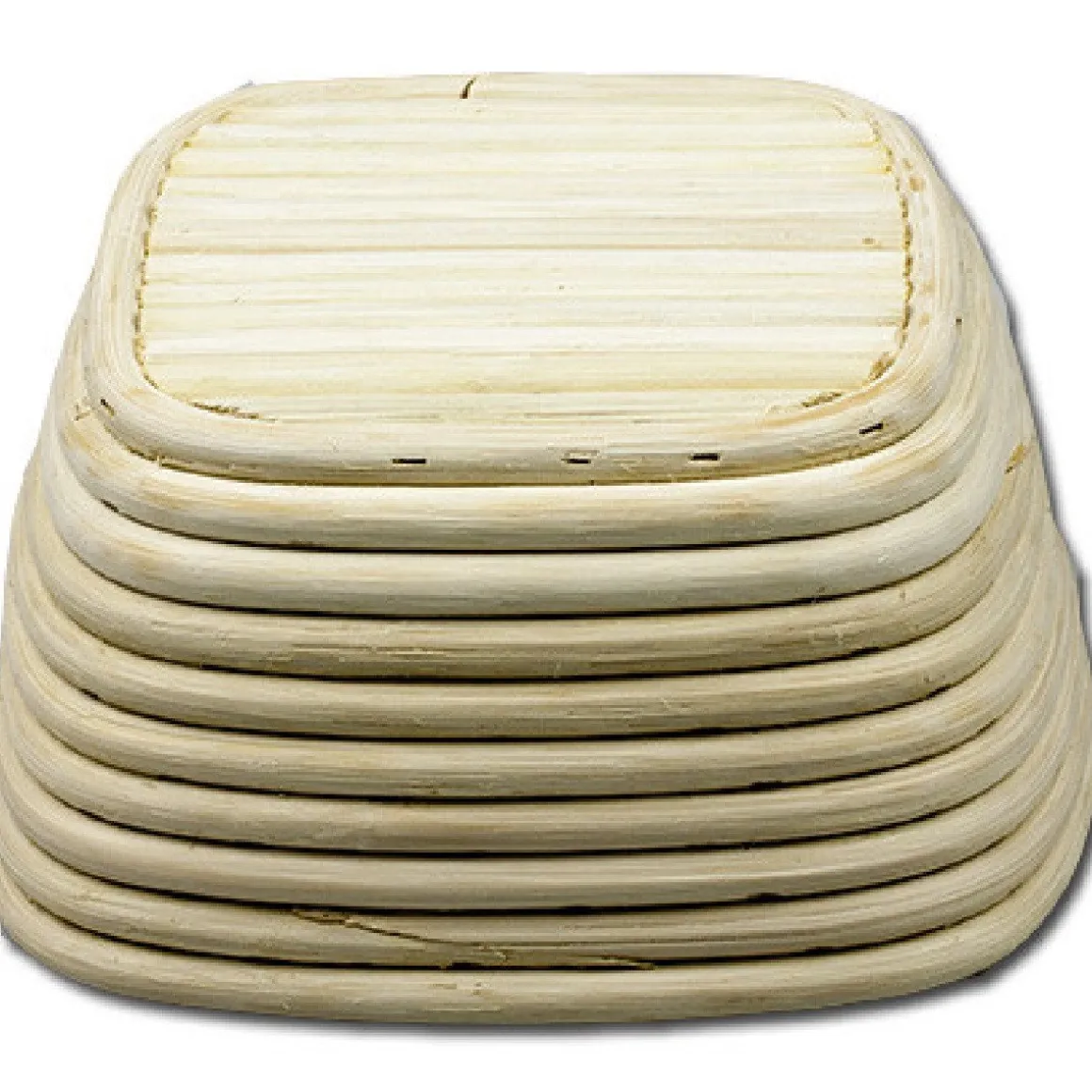 Rijsmandje Riet Vierkant 21x21cm (650 tot 800 gram deeg)