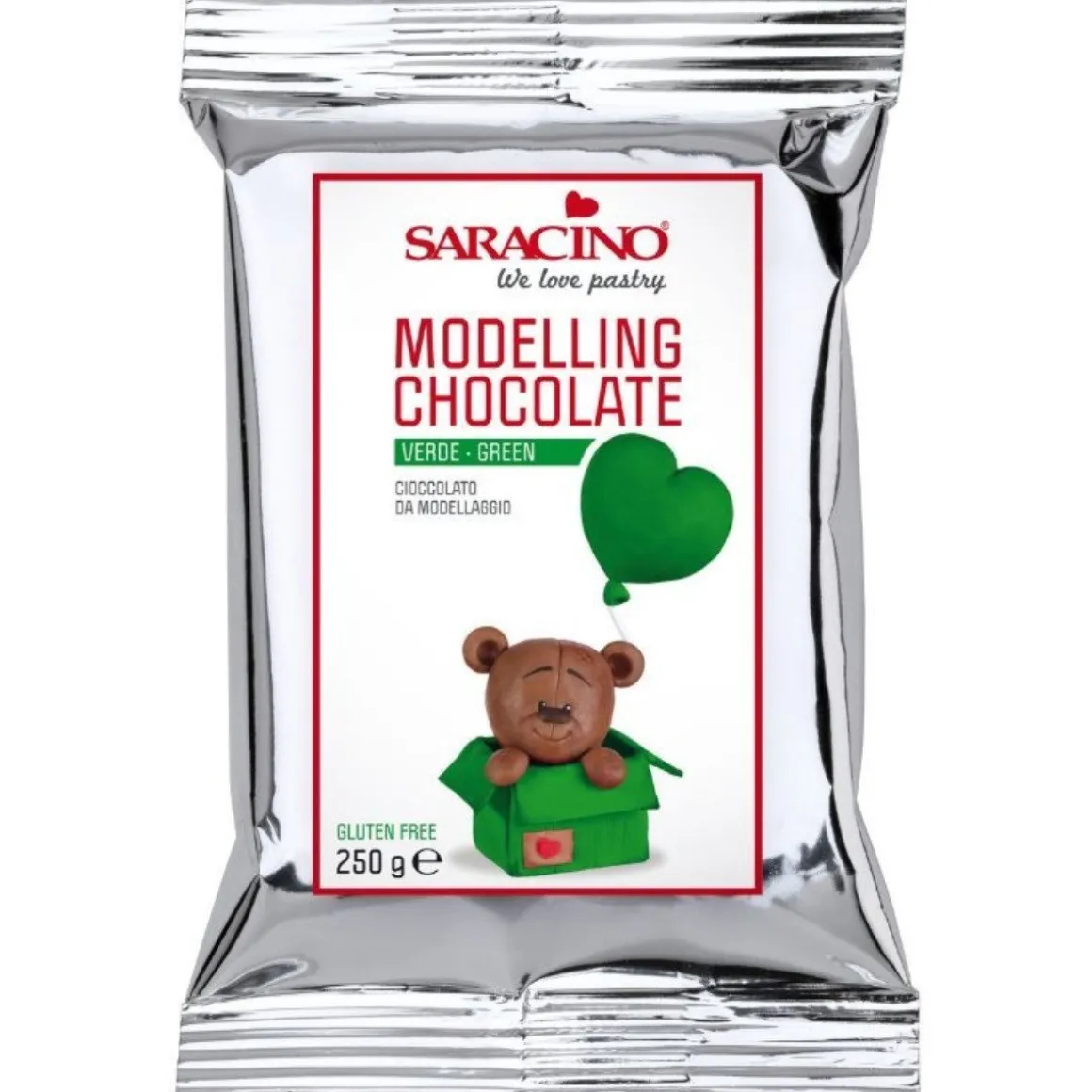 Saracino Modelleer Chocolade Groen 250g