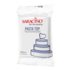 Saracino Rolfondant Wit (Top Paste) 250g