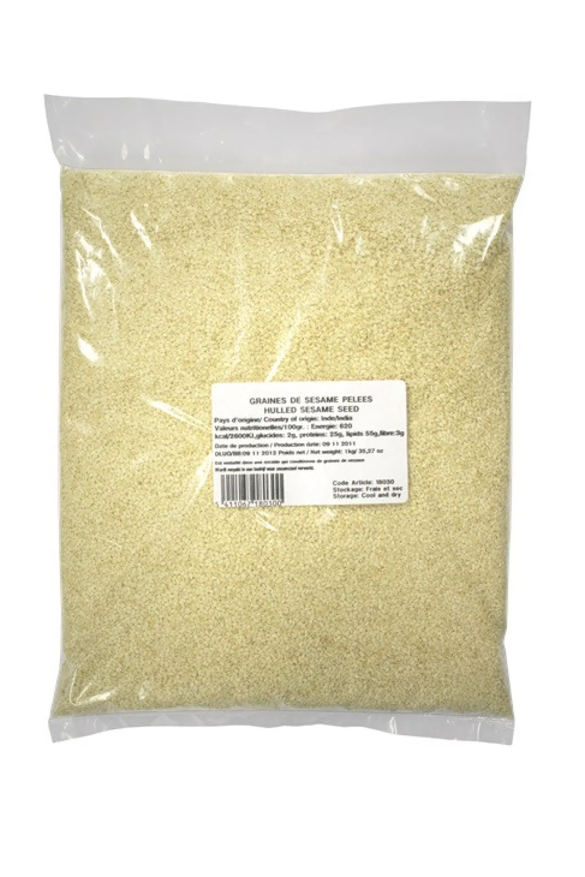 Sesamzaad Gepeld 1kg