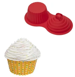 Siliconen Bakvorm Jumbo Cupcake (Cake Smash)