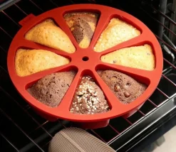 Siliconen Bakvorm 8-Punts Ø28cm (taartpizza)