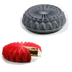 Siliconen Vorm Origami Ø18x5,5cm (Dinara Kasko)