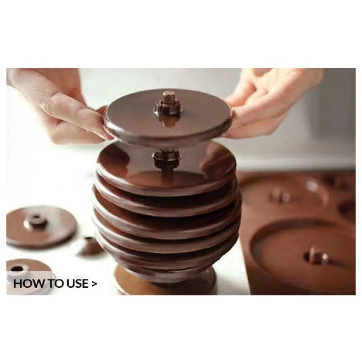 Silikomart Chocolade Vormset Ei Ø305x15(h)mm**