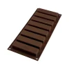 Silikomart Chocolademal Snack (8) 10x2,6x1,6cm