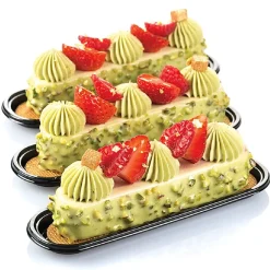 Silikomart Gebakschoteltje Eclair Zwart 14x3,2cm 100st.