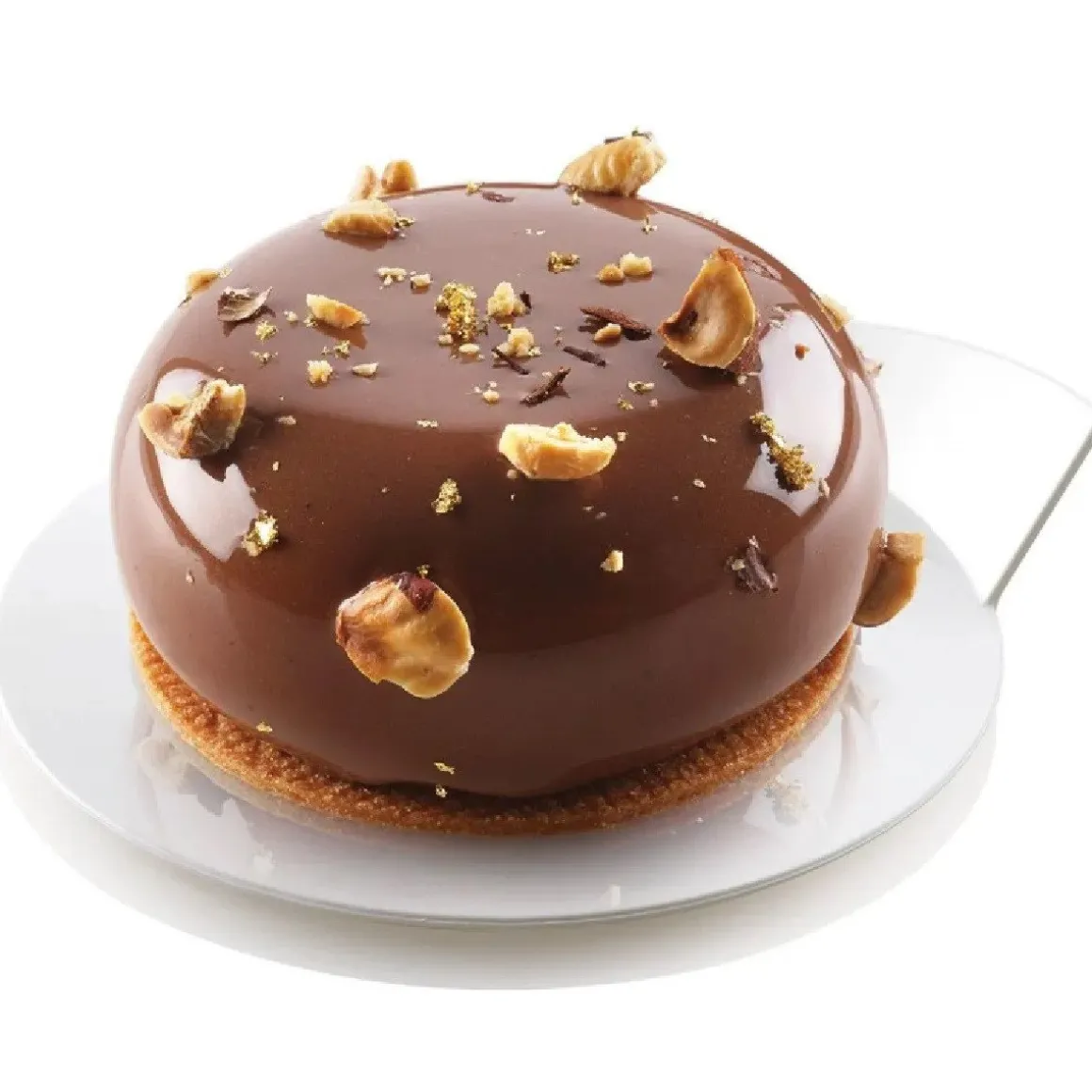 Silikomart Gebakschoteltje Rond Wit Ø8,6cm 100st.