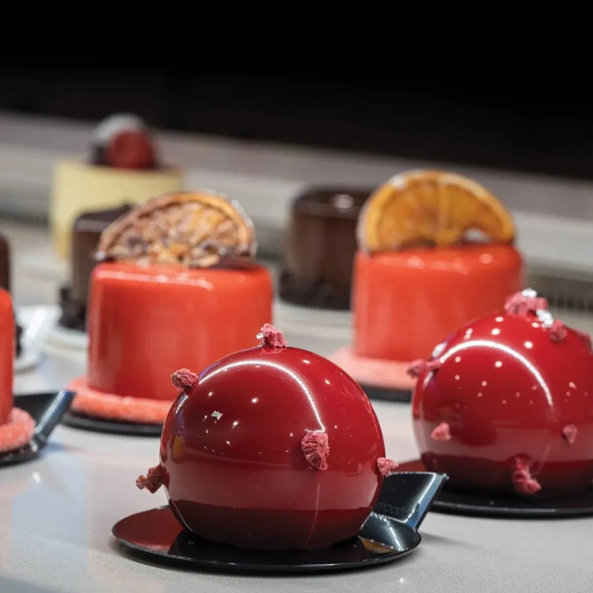 Silikomart Gebakschoteltje Rond Zwart Ø8,6cm 100st.