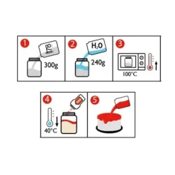 Silikomart Mirror Glaze Poeder Neutraal 1kg