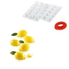 Silikomart Siliconen Bakvorm Limoen (15x) 5,5cm +cutter