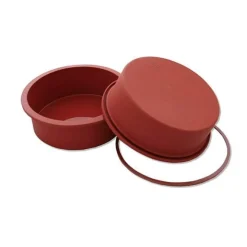 Silikomart Siliconen Bakvorm Rond Ø18x6,5cm + Ring