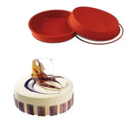 Silikomart Siliconen Bakvorm Rond Ø24x4,2cm + Ring