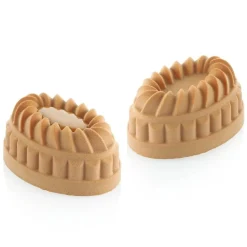 Silikomart Siliconen Bakvorm Pleincoeur Ovaal (6) 124x43mm