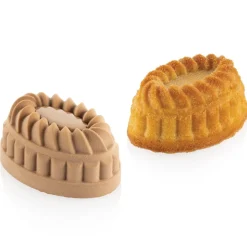 Silikomart Siliconen Bakvorm Pleincoeur Ovaal (6) 124x43mm