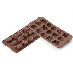 Silikomart Siliconen Bonbonvorm Lente (15x) 3,6x2,6x1,5cm