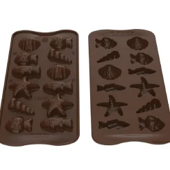 Silikomart Siliconen Bonbonvorm Zeevruchten (12x) Ø3,5x1,6cm