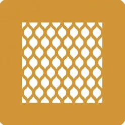 Silikomart Siliconen Stencil Alambra 10x10x0,1cm Set/2